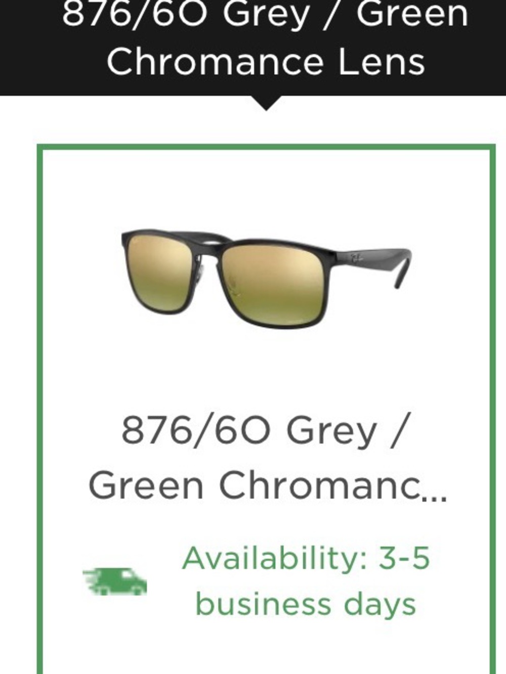 Ray-ban rb4264 green chromance lens - Picture 9 of 9